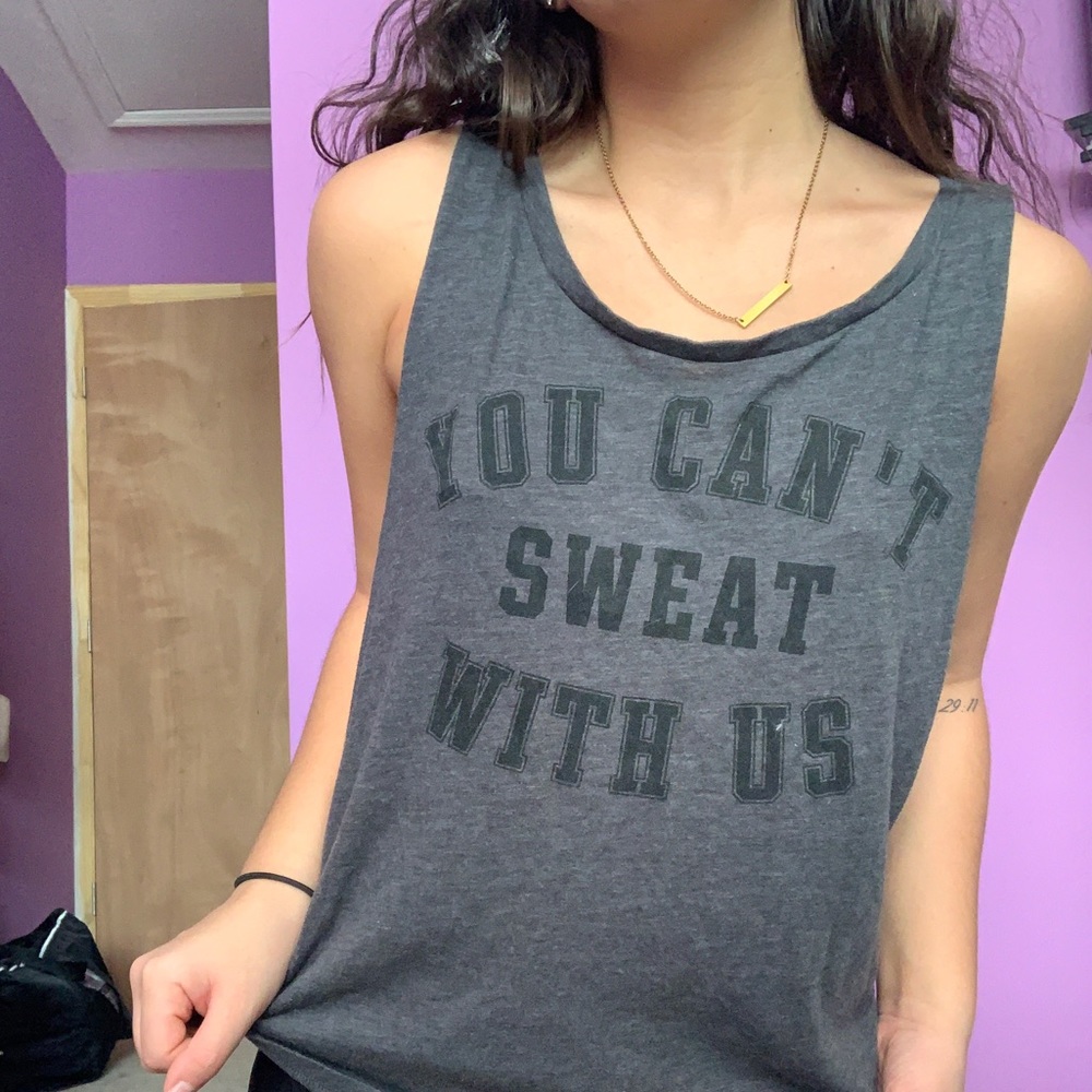 ❌SOLD❌ PINK VS YOU CANT SWEAT WITH US TANK